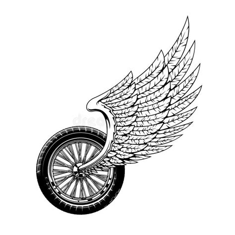 Winged Wheel Motorcycle Logo Stock Illustrations 141 Winged Wheel Motorcycle Logo Stock