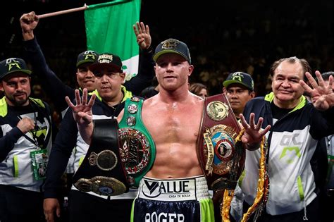 Canelo Weight Class Belts Shelby Schulte