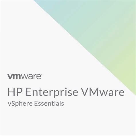 Neu Hp Enterprise Vmware Vsphere Essentials Preisgünstig Erwerben