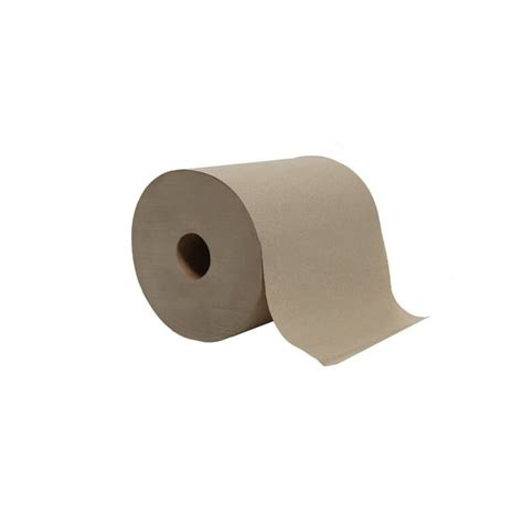 Allen Eden Brown Paper Towels, 7.8' x 600' for Bathroom Paper Hand Towels and Kitchen Paper ...