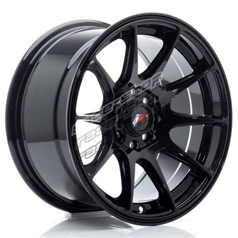 Japan Racing JR11 15x8 ET25 4x100 108 Gloss Black 153 70 Races