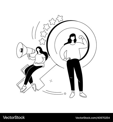 Feminism Abstract Concept Royalty Free Vector Image