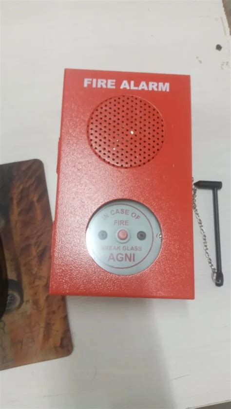 Agni Standalone Fire Alarm Manual Call Point Cum Hooter Mcp Cum Hooter