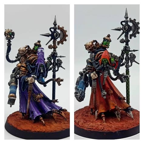 Warhammer 40k Skitarii Tech Priest Dominus Painted Custom Etsy Ireland