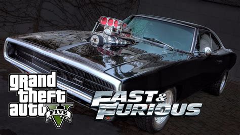 Fast And Furious Dans GTA5 Avoir La Dodge Charger 1970 De Dom Toretto