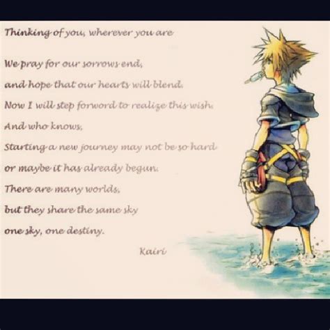 Sora Kingdom Hearts Quotes. QuotesGram