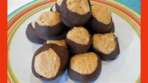 How To Make Buckeyes No Bake Peanut Butter Balls With Jill Youtube