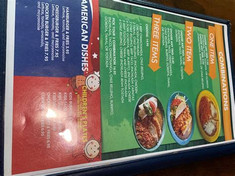 Menu at El Palenque Mexican Restaurant, Albany