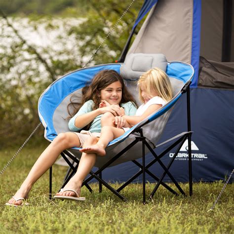 Ozark Trail Oversized Cozy Camp Chair Blue