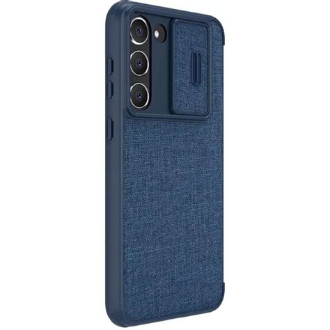 Nillkin Qin Book PRO Cloth Pouzdro Pro Samsung Galaxy S23 Blue