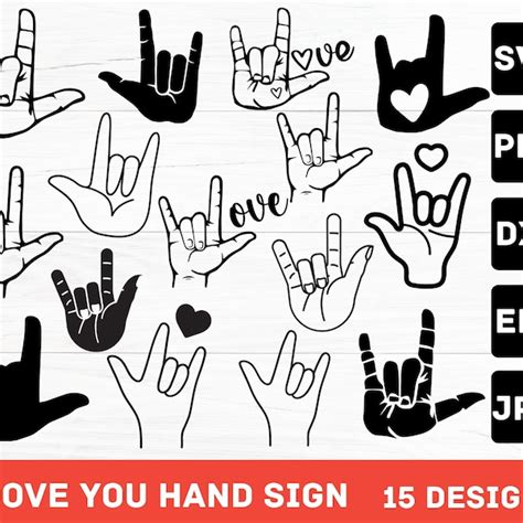 Asl Hand I Love You Decal Etsy