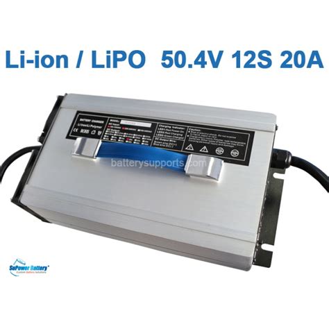 43V 44V 50.4V 20A Lithium ion LiPO Battery Charger 12S 12x 3.6V