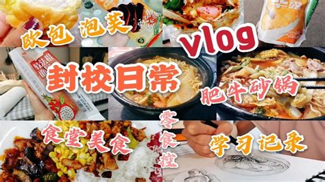 封校vlog 暂时开放的美食广场挤爆了！吃一顿肥牛羊煲值了！｜狂吃甜品冰淇淋｜宝藏欧包推荐｜食堂三餐打卡｜画画学习记录 Youtube