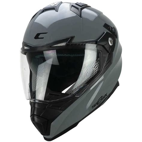 Casco Moto Integrale Off Road Cgm A Twin Mono Grigio Vendita Online