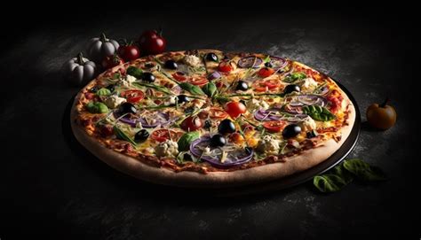 Premium Photo | This pizza is worth every calorie