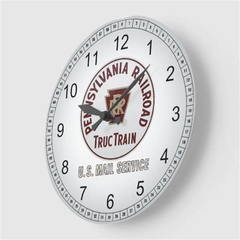 Pennsylvania Railroad Tructrain Service Wall Clock Zazzle