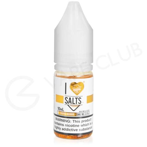 Tropical Mango Nic Salt E Liquid By I Love Salts