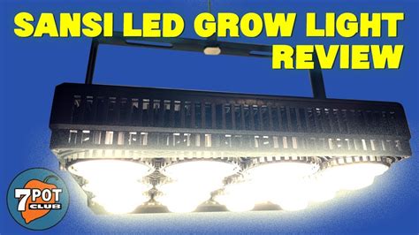 Sansi W Daylight Led Grow Light Review Youtube