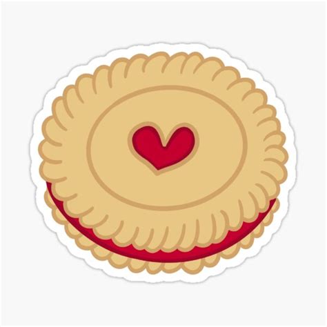 Anyone For A Jammy Dodger Sticker For Sale By Girlybunches Redbubble