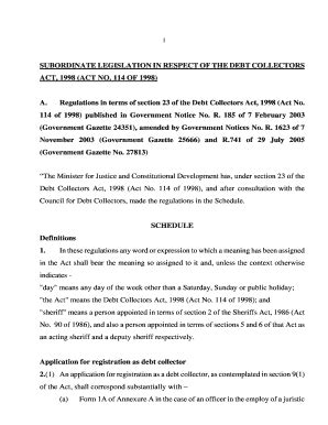 Fillable Online Justice Gov RA5 DebtE3 Form A Application For