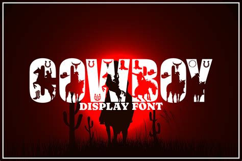 Cowboy Font by AvocadoSVG · Creative Fabrica