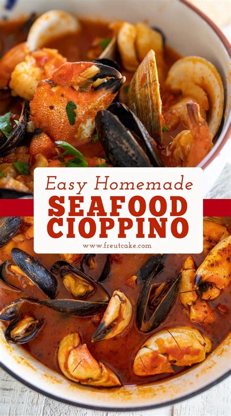 Easy Cioppino Recipe Fish Stew Recipes Seafood Stew Recipes Seafood