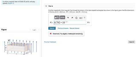 Solved A Uniform Magnetic Field Of T Points Chegg