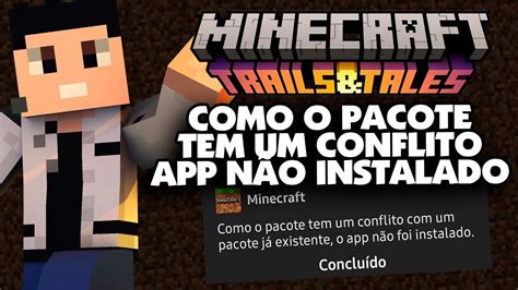 Minecraft ERRO Como o pacote tem um conflito um pacote já