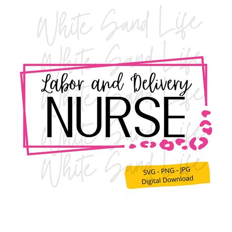 Labor And Delivery Nurse Svg Cheetah Nurse Svg Nurse Svg Leopard L