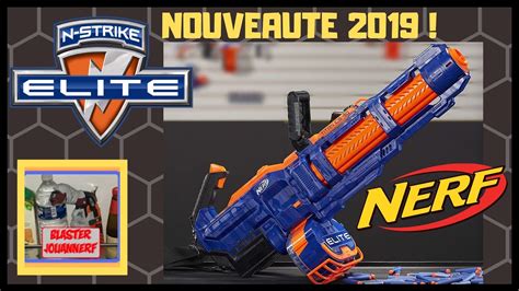 Revue Nerf Elite Titan Cs 50 Du Gros Nerf Minigun En Français Fr