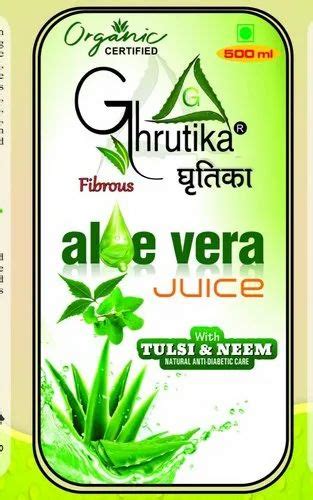 Ghrutika Aloe Vera Juice Packaging Type Bottle Packaging Size 500