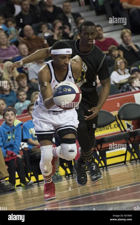 Calgary Ab Canada 3rd Mar 2016 The Famous Harlem Globetrotters