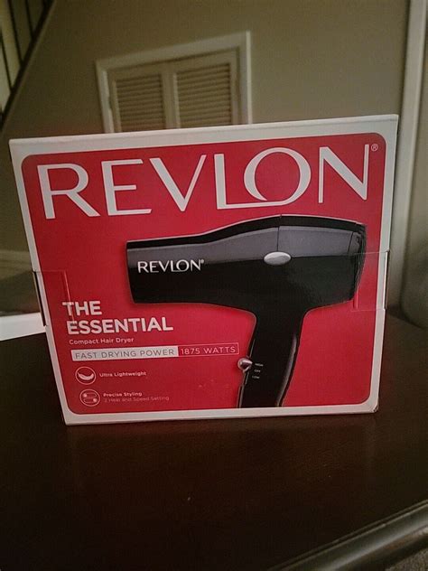 Revlon The Essential Fast Drying Compact Hair Dryer 1875 Watts Ultra Lightweight 761318050346 Ebay