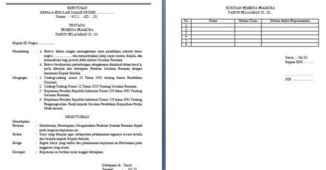 Contoh Sk Pembina Pramuka Dunia Sosial Imagesee