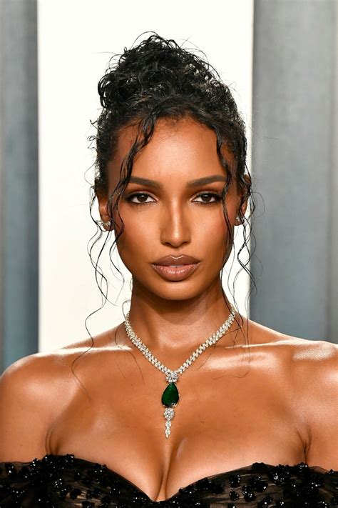 Jasmine Tookes Sexy Cleavage In Beautiful Black Dress Hot Celebs Home