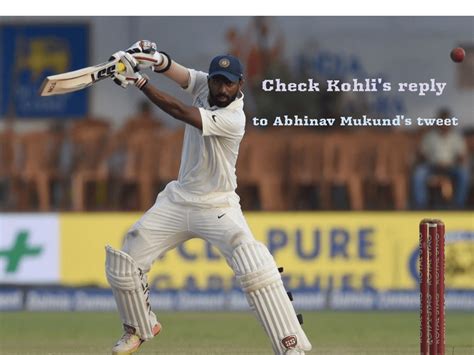 Twitter Reacts On Abhinav Mukund S Emotional Message CricIndeed