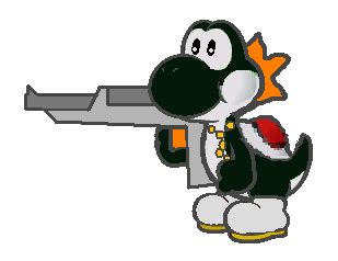 SML Black Yoshi by TekYang on DeviantArt