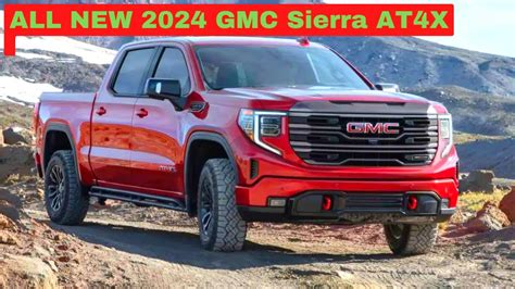 All New 2024 GMC Sierra AT4X 2024 GMC Sierra AT4X Release Date