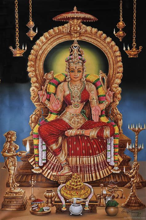 Goddess Meenakshi Ji - God Pictures