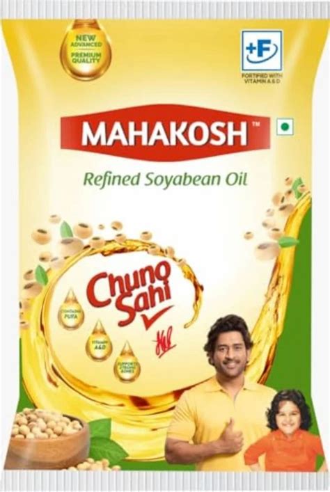 L Mahakosh Soybean Oil Packaging Size Litre Packet At Rs