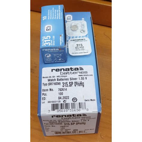 Jual Original Baterai Batere Battery Renata 315 SR 716