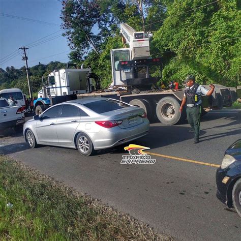 Tres heridos en accidente de tránsito múltiple en la autopista Duarte