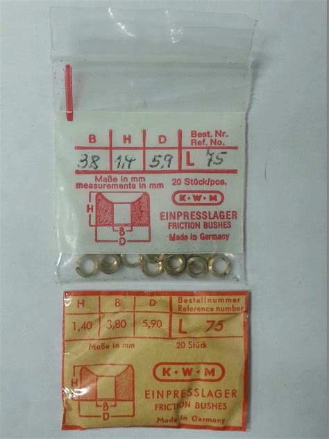 Master Brass Bushing Assortment 5488 Ronell Clock Co