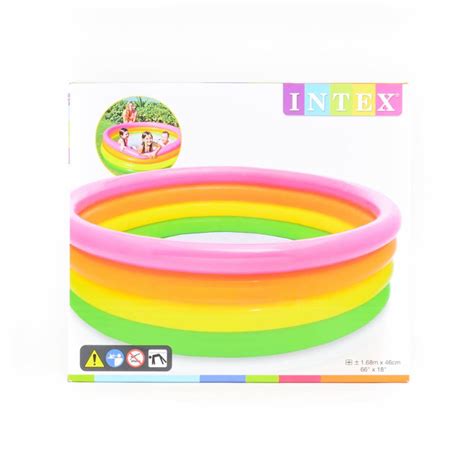 Piscina Inflable Intex Arcoiris Megamaxi