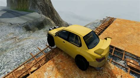 Beamng Drive Realistic Crashe 94 Beamng Gravity Beamng Drive Youtube