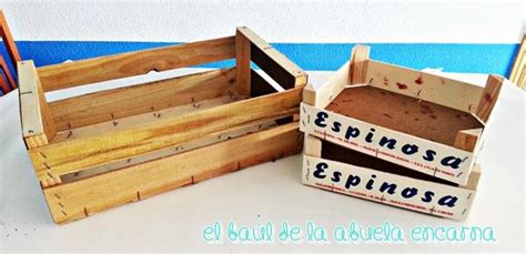 Pintar Con Chalk Paint Cajas De Frutas Bricolaje