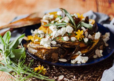 Roasted Pumpkin With Sage Brown Butter And Goats Cheese Jaimie Eats