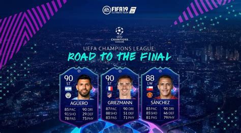 FIFA 19 Road To The Final Carte Dinamiche UEFA Champions League UCL