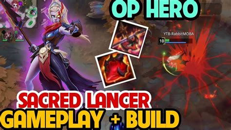 Autochess Moba New Hero Sacred Lancer Warrior Gameplay Item