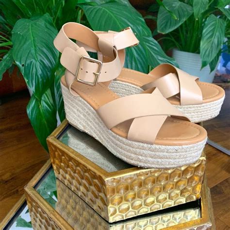 J Crew Factory Shoes Jcrew Factory Nude Platform Espadrille